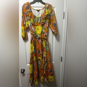 Colorful Floral Women's Dress